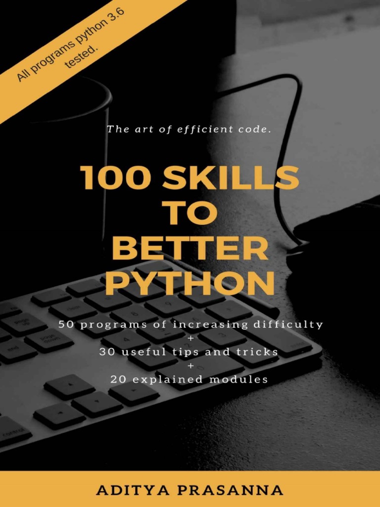 100 Skills To Better Python | PDF | Machine Learning | Python ...