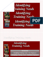 Identif Ing Training Needs