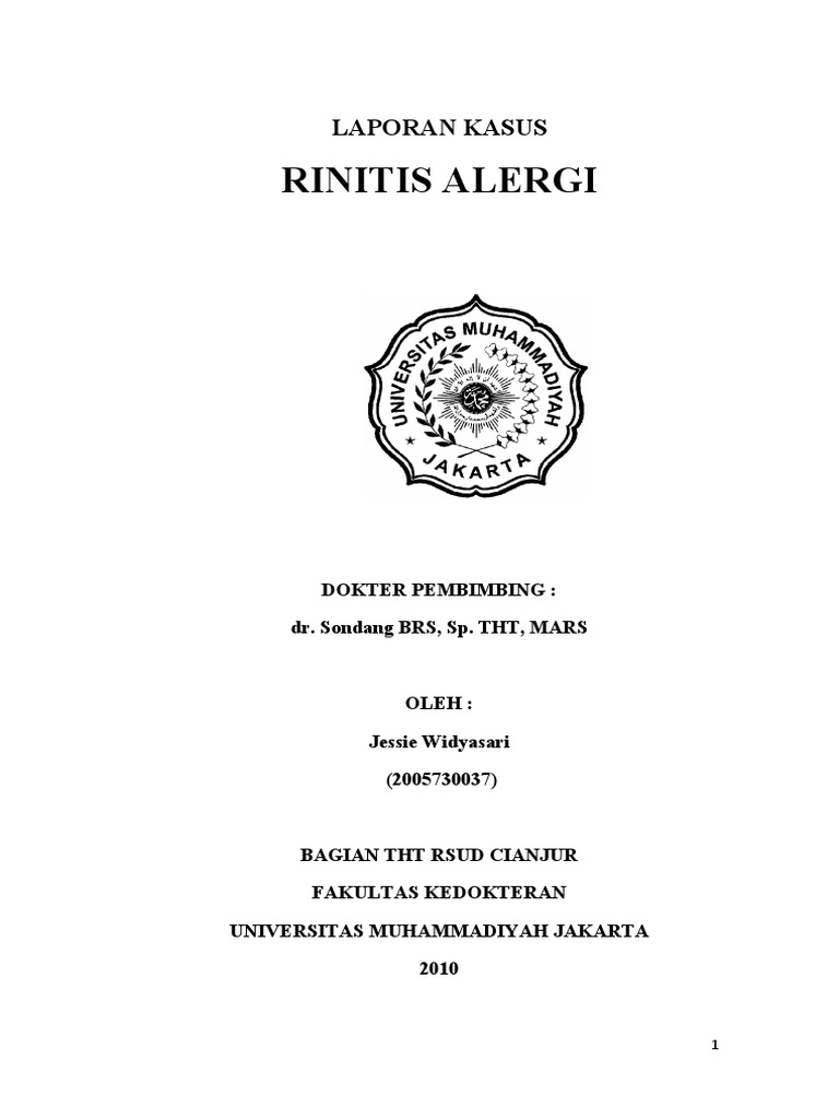 Case Report Rinitis Alergi PDF