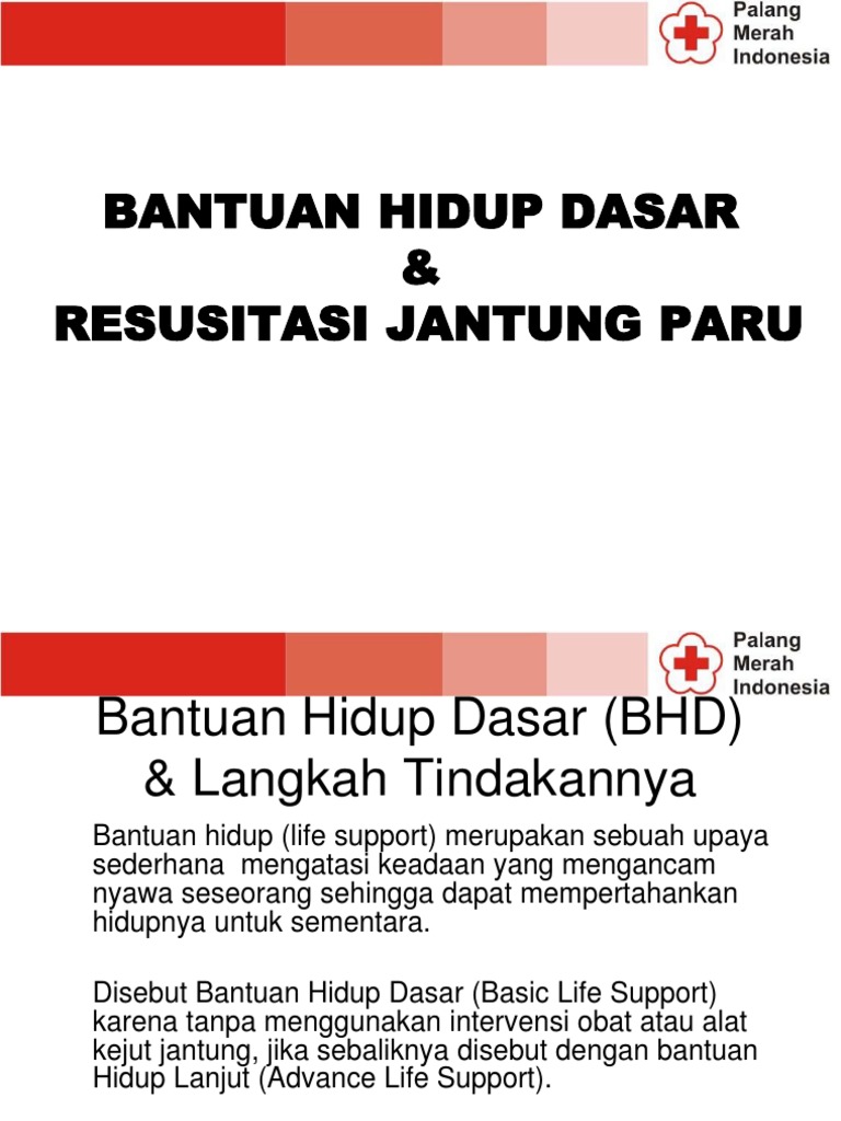 Panduan Bantuan Hidup Dasar dan RJP | PDF