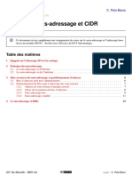 Sous Adressage Et Cidr PDF