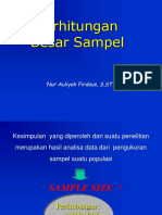 Besar Sampel