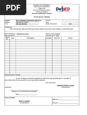 Purchase Order