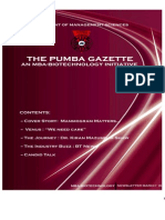 The PUMBA Gazette March 2010 Edition