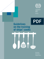 Guidelines On The Training of Ship's cooks-ILO PDF