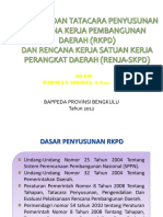 Teknik Penyusunan RKPD