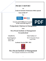 Project Report: Postgraduate Diploma in Management Siva Sivani Institute of Management Secunderabad