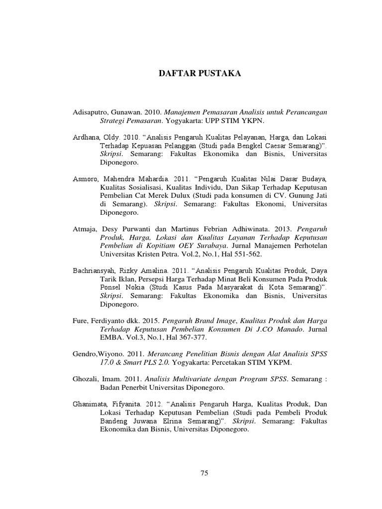Skripsi Manajemen Pemasaran Pdf 2015 Pejuang Skripsi