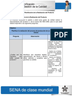 Actividad de Aprendizaje Unidad 4 Planificacion de La Realizacion Del Producto