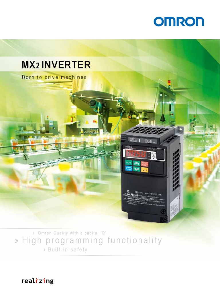 Omron 3G3MX2 | PDF | Switch | Power Inverter