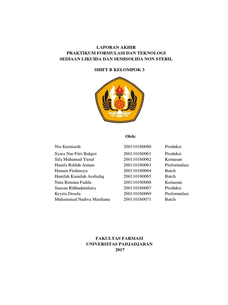 Laporan Akhir Elixir | PDF