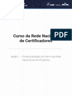 Seção 1 - Contextualização Do Enem e Da Rede Nacional de Certificadores (1)