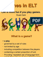 Games in ELT