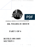 Wilhelm Reich ~ FBI Files (released under Freedom of Information Act)