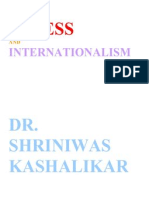 Stress and Internationalism Dr. Shriniwas Kashalikar