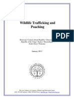 Trafficking and Poaching