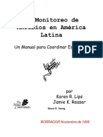 monitoreo de anfibios en America latina