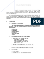 Outline Co Ownership and Possession