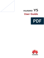 Huawei Y5 Manual