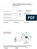 Atom Review Worksheet