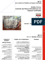 Nr 33 detecção de Gases e Vent