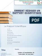 Comment Rédiger Un Rapport Scientifique