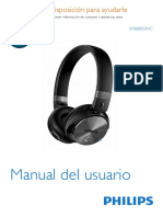 PHILIPS SHB8850 Manual Completo