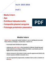 Fiziologie Curs 1 MEDICINA AN 2