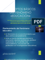 01 Conceptos Básicos Del Fenómeno Educación