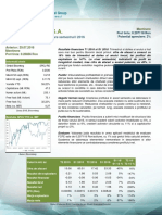 Actualizare Raport Analiza Boromir Prod S.a. - Rezultate S1 2016