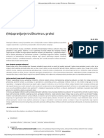 (Ne) Upravljanje Troškovima U Praksi - Poslovna Učinkovitost PDF