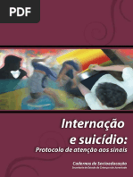 Cadernos de Socioeducação. Internação e Suicídio