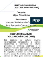 Yacimientos de Sulfuros Masivos Volcanogenicos. (2).Ppt