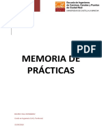Memoria de Prácticas.