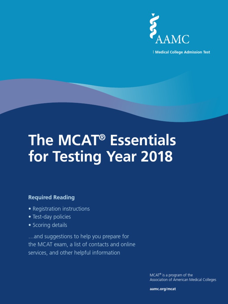 Essentials 2018 Final | PDF | Medical College Admission Test | Test ...