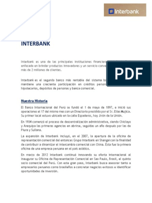 carta fianza interbank forex