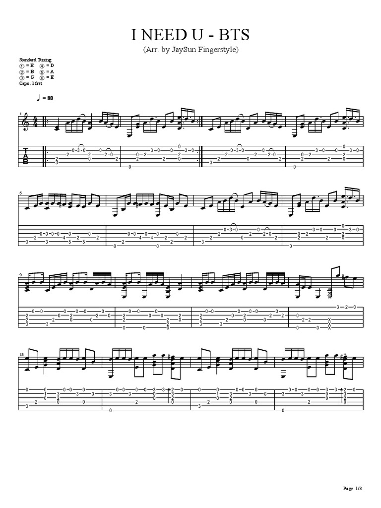 I Need U Bts String Instruments Music Theory