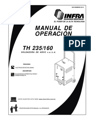 MÁQUINA SOLDAR CA/CD 235/160 AMP 220V 1PH 60HZ - Centro Industrial