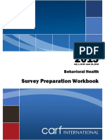 2015 BH Survey Preparation Manual CARF