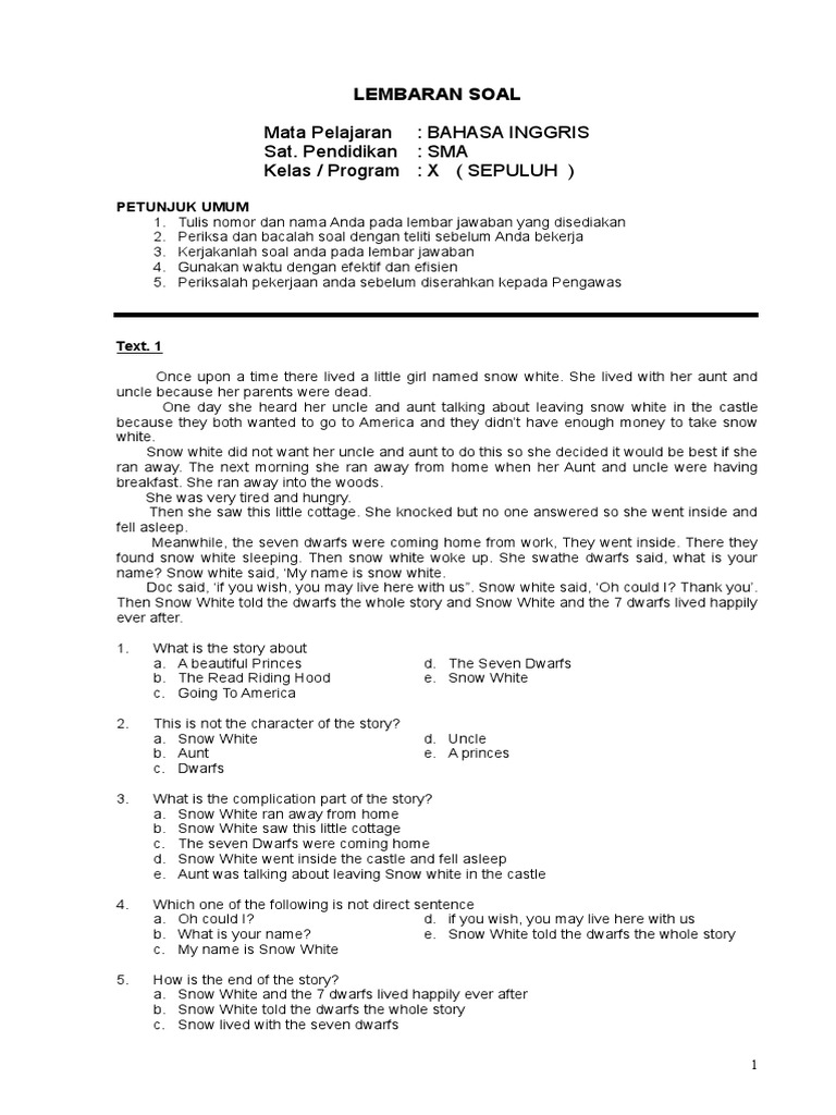 Soal Dan Jawaban Bahasa Inggris Degree Of Comparison | soal matriks dan