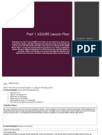 Complete Assure Lesson Plan