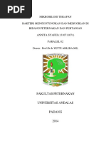 Bakteri Yang Menguntungkan Dan Merugikan Di Bidang Peternakan Dan Pertanian Tugas PDF