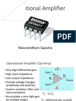 Operational Amplifier: Masramdhani Saputra