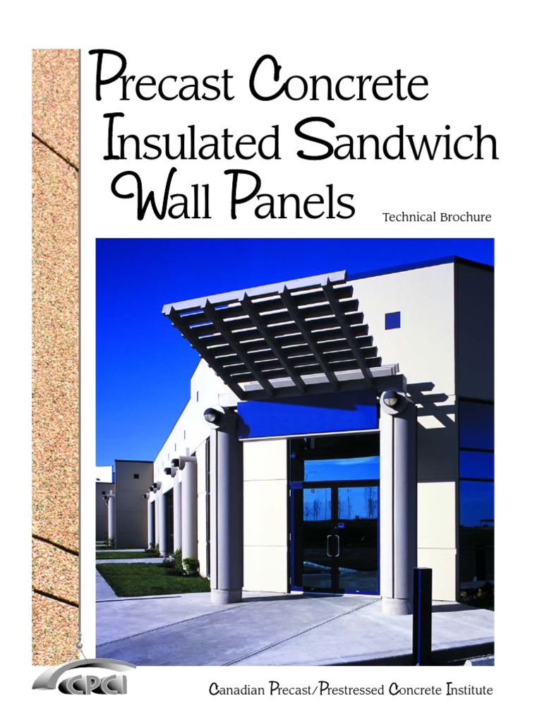 Insulated Precast Concrete Wall Panels | PDF | Precast Concrete | Wall