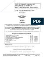 BTSIRIS Etude D Un Systeme Informatise 2013