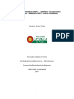 Planeación Estratégica Para La Empresa Soe Gestiones Inmobiliarias y Asesorías en La Ciudad de Pereira