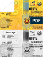 Buku Program Karnival Bahasa Melayu Zon Semenyih