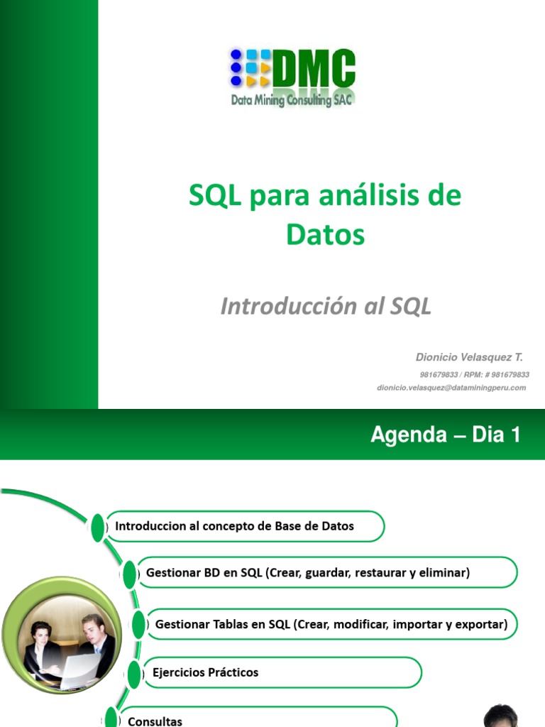 SQL para Análisis de Datos | PDF | SQL | Software de gestión de datos