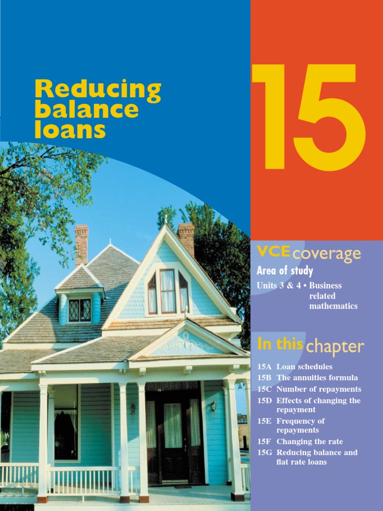 Reducing Balance Loans Pdf Interest Loans