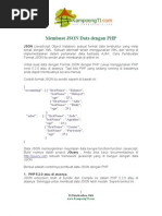 Download Membuat Json Data Dengan PHP by KampoengTIcom SN36501254 doc pdf